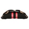Gucci  Mors handbag  in black "sûpreme GG" canvas  and black leather - Detail D1 thumbnail