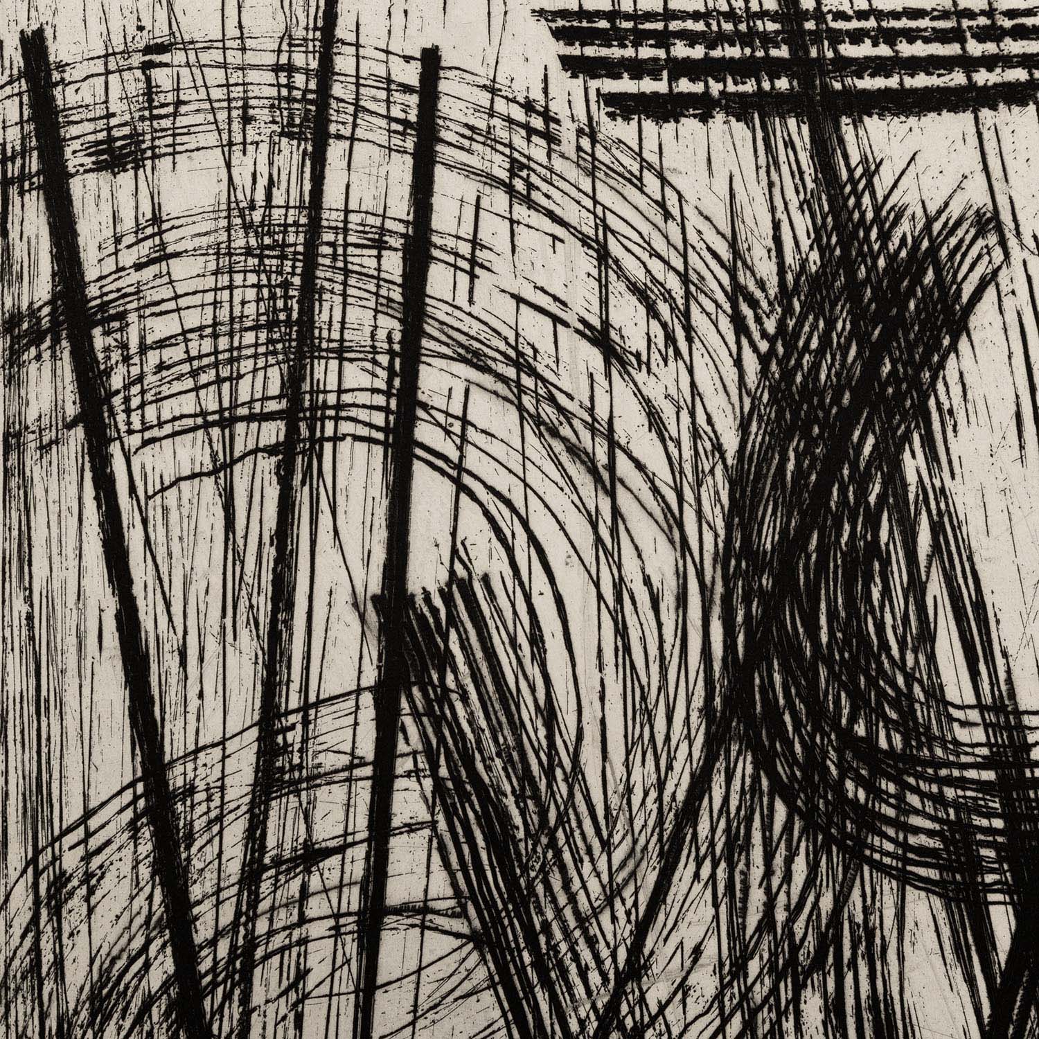 Hans Hartung (1904-1989), G15 - 1953 - Detail D1