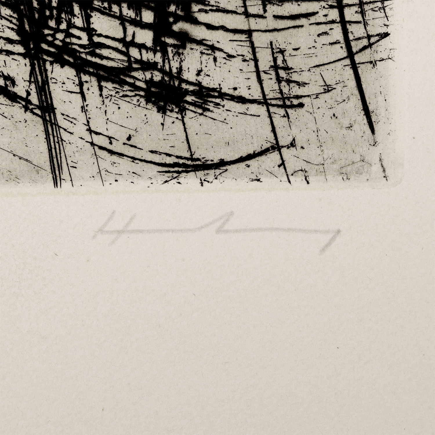 Hans Hartung (1904-1989), G15 - 1953 - Detail D4
