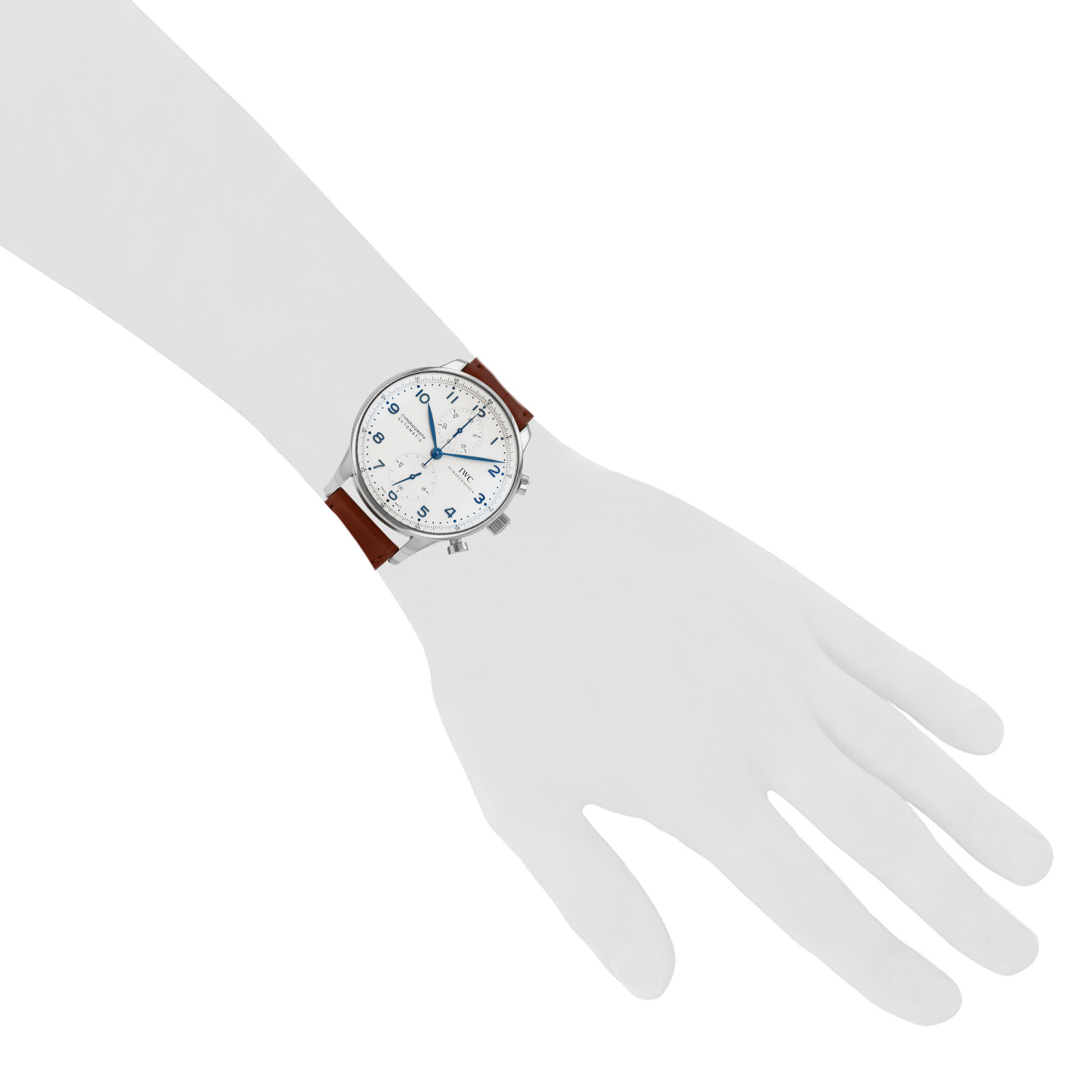 Montre IWC Portuguese-Chronograph en acier Ref: IWC - 3714  Vers 2013 - Detail D1