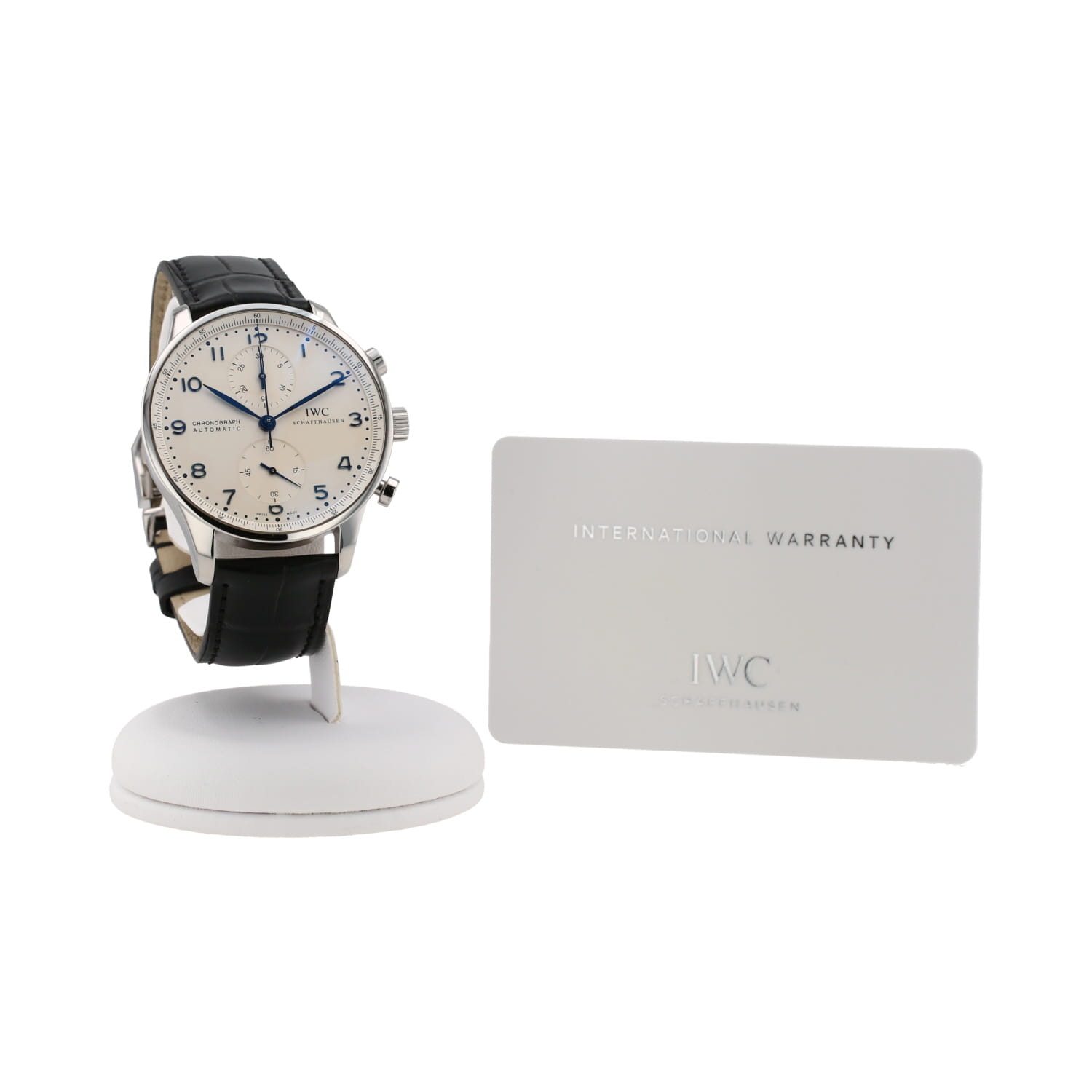 Orologio IWC Portuguese-Chronograph in acciaio Ref: IWC - 3714  Circa 2015 - Detail D2