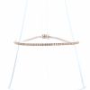 Bracelet ligne en or rose et diamants (1,01 carat) - 360 thumbnail