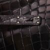 Hermès  Birkin 25 cm handbag  in black niloticus crocodile - Detail D4 thumbnail