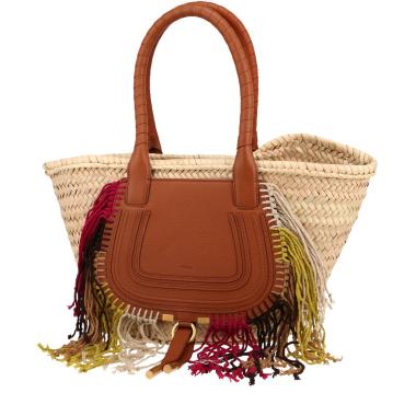 Sac cabas Chloé  Marcie et cuir gold