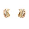 Cartier Trois ors earrings in 3 golds - 360 thumbnail
