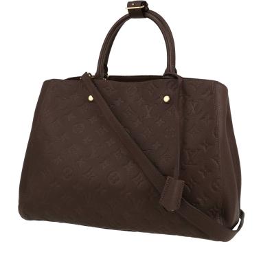 Louis Vuitton  Montaigne handbag  in brown empreinte monogram leather