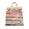 Bolso de mano Hermès  Cas du Sac en material sintético blanquecino y seda multicolor - 360 thumbnail