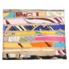 Hermès  Cas du Sac handbag  in off-white synthetic fabric  and multicolor silk - Detail D1 thumbnail