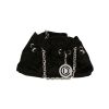 Dior   handbag  in black satin - 360 thumbnail