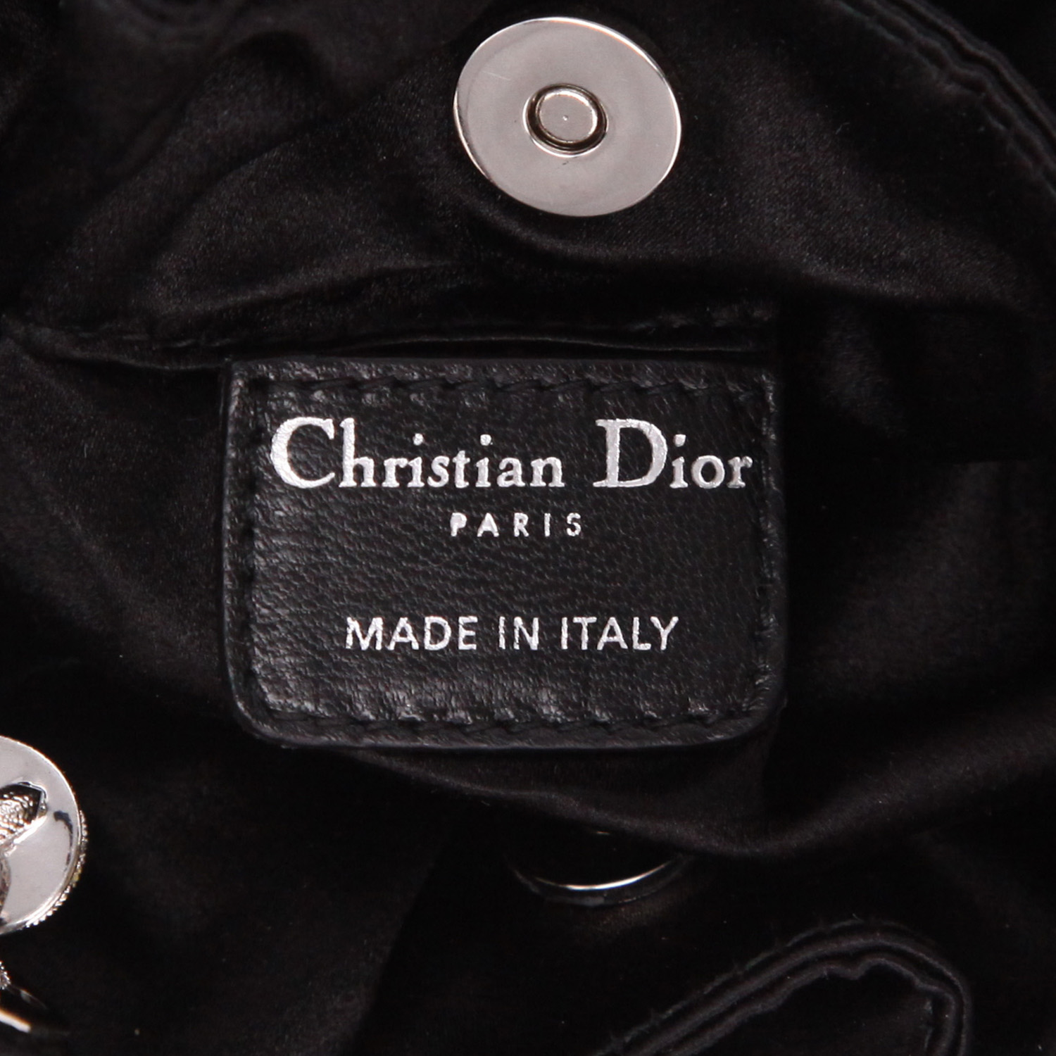 Borsa Dior  Le 30 in raso nero - Detail D2