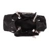 Dior  Le 30 handbag  in black satin - Detail D3 thumbnail