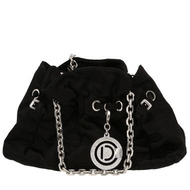 Bolso de mano Dior  Le 30 en satén negro
