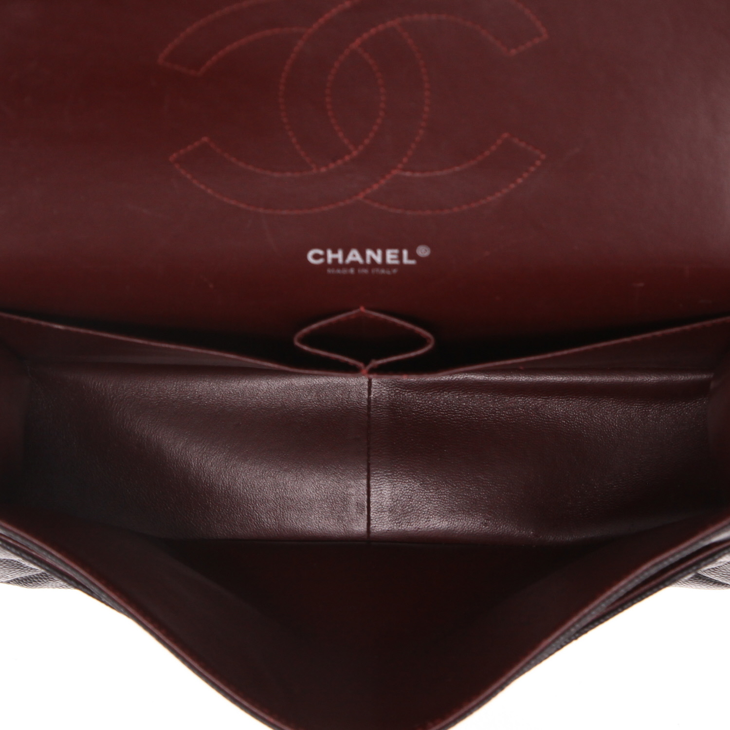 Borsa Chanel  Timeless Jumbo in pelle martellata e trapuntata nera - Detail D3