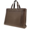 Bolso de mano Louis Vuitton  Kazbek en lona y cuero marrón - 00pp thumbnail