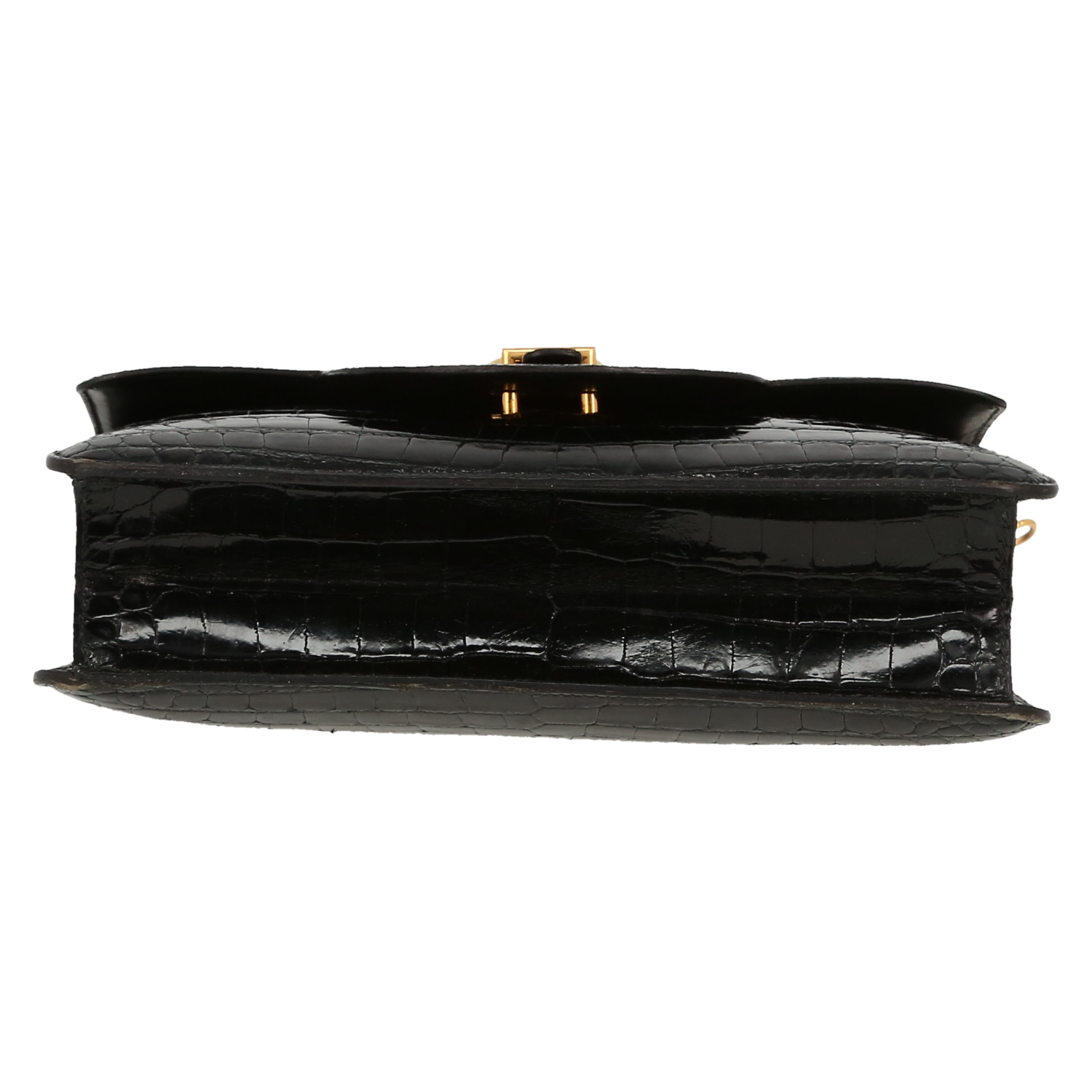 Borsa Hermès  Vintage in coccodrillo nero - Detail D1