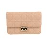 Dior  Promenade handbag  in pink leather cannage - 360 thumbnail
