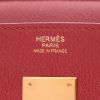 Bolso de mano Hermès  Birkin 30 cm en cuero togo rojo granate - Detail D2 thumbnail