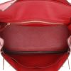 Bolso de mano Hermès  Birkin 30 cm en cuero togo rojo granate - Detail D3 thumbnail