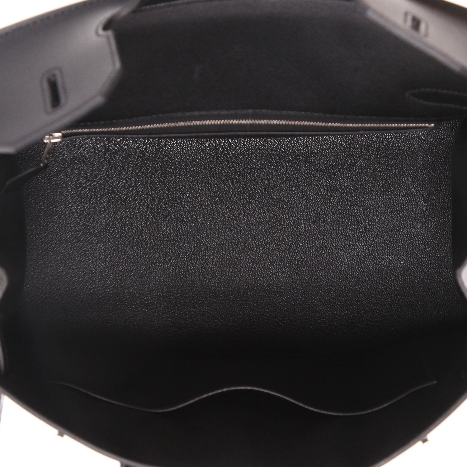 Bolso de mano Hermès  Birkin 30 cm en becerro Madame negro - Detail D3