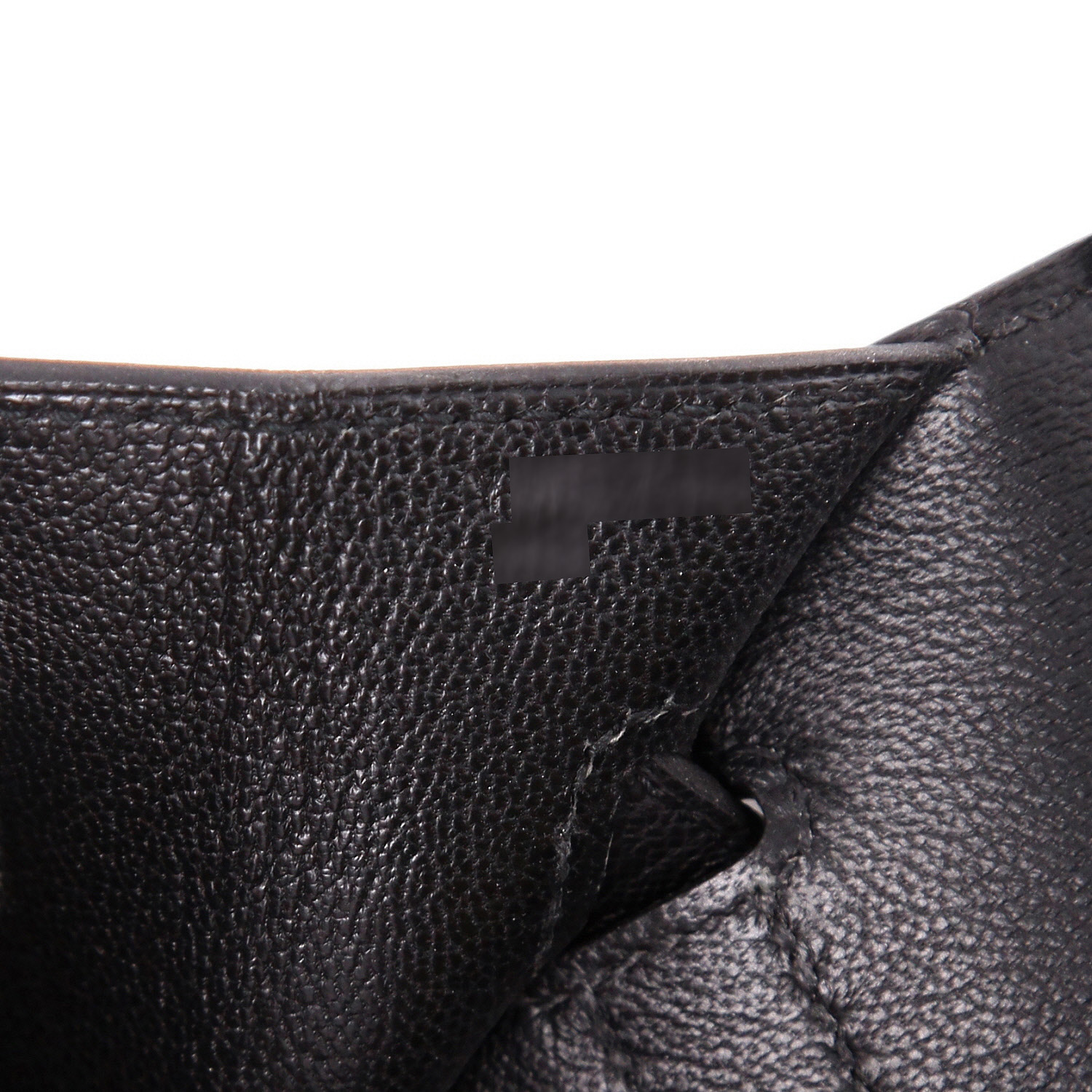 Borsa Hermès  Birkin 30 cm in vitello Madame nero - Detail D4