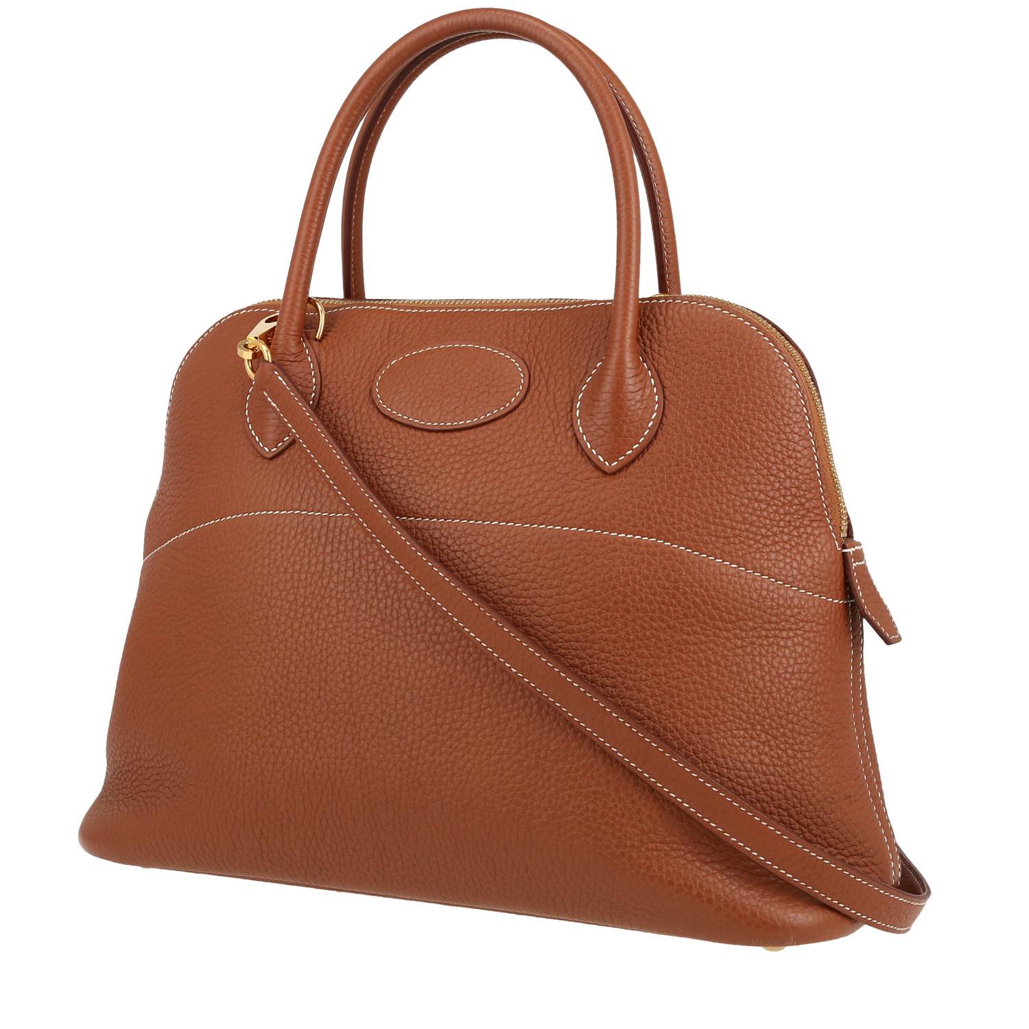 Bolide 31 cm Handbag In Togo Leather