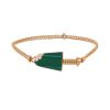 Bracelet Bulgari Gelati en or rose, malachite et diamants - 00pp thumbnail