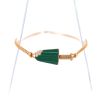 Bracelet Bulgari Gelati en or rose, malachite et diamants - 360 thumbnail