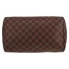 Bolso de mano Louis Vuitton  Speedy 30 en lona a cuadros ébano y cuero marrón - Detail D1 thumbnail