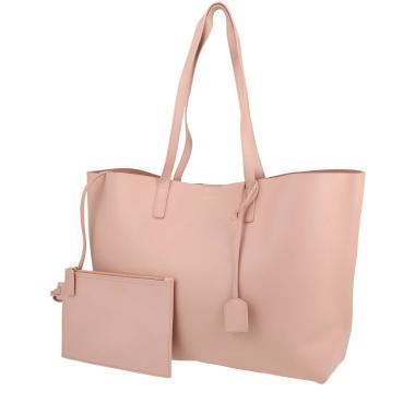 Sac cabas Saint Laurent   en cuir rose