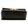 Celine  Triomphe Teen shoulder bag  in black and cream color "Triomphe" canvas  and black leather - Detail D1 thumbnail