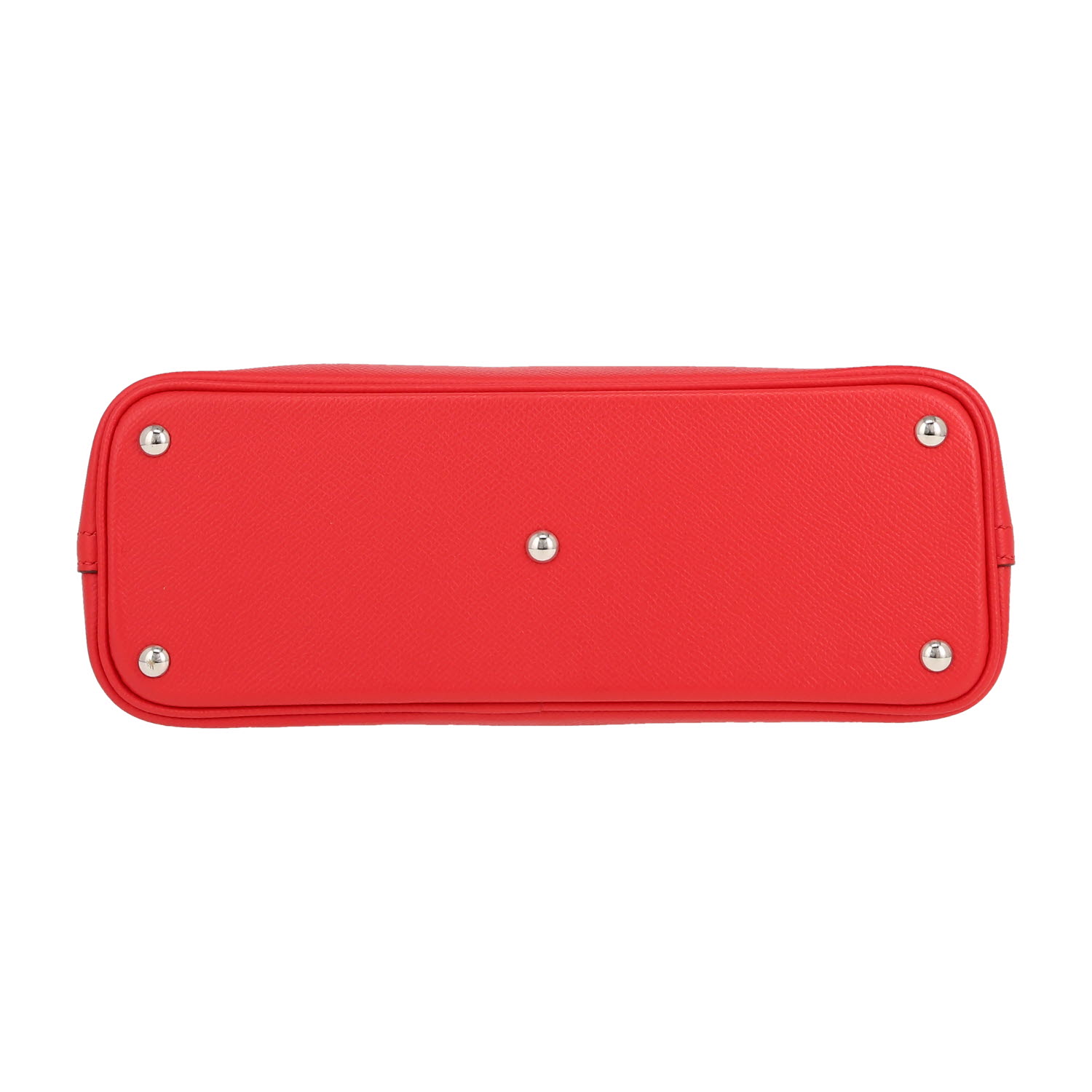 Hermès  Bolide 25 cm handbag  in red Casaque epsom leather - Detail D1