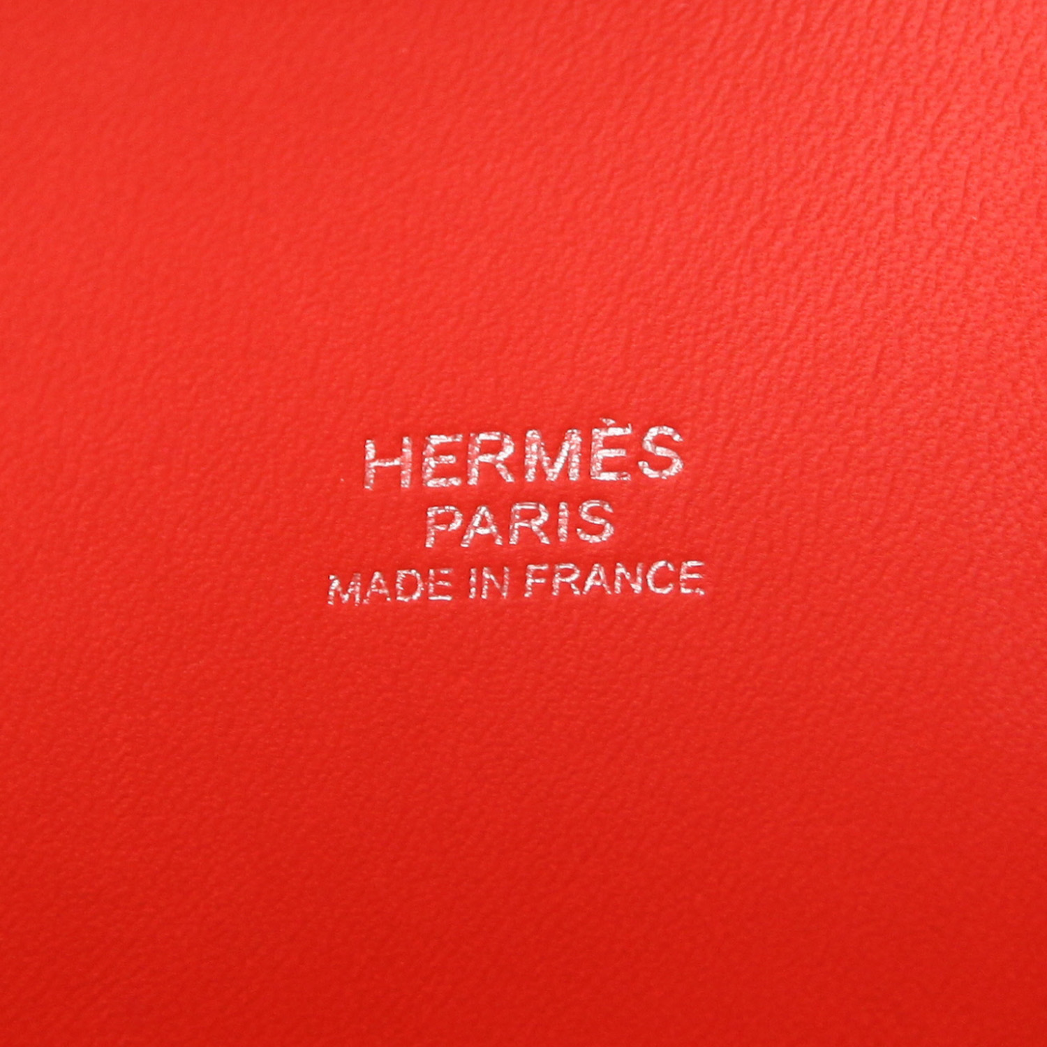 Hermès  Bolide 25 cm handbag  in red Casaque epsom leather - Detail D2