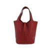 Bolso de mano Hermès  Picotin en cuero taurillon clémence rojo H - 360 thumbnail