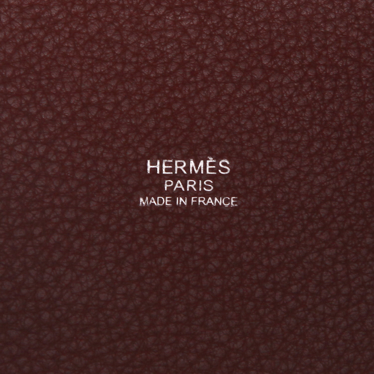 Bolso de mano Hermès  Picotin en cuero taurillon clémence rojo H - Detail D2