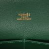 Hermès  Plume handbag  in green Courchevel leather - Detail D2 thumbnail