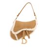 Dior  Saddle medium model  handbag  in brown sheepskin - 360 thumbnail