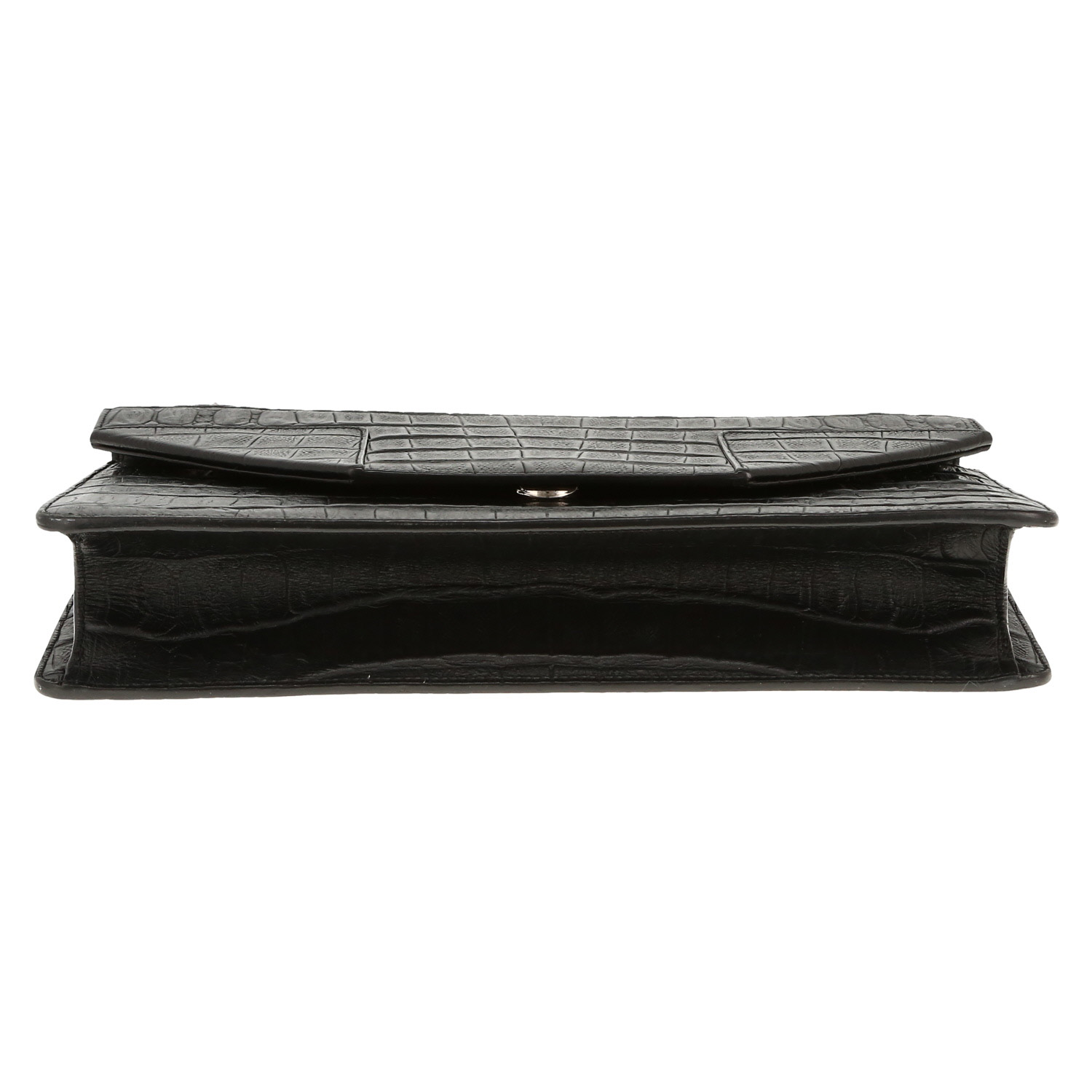 Borsa a tracolla Saint Laurent  Betty in pelle nera - Detail D1