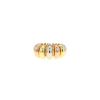 Hald-rigid Bulgari Celtica ring in yellow gold, pink gold and white gold - 360 thumbnail