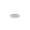 Anello Cartier Mimi in platino e diamanti - 360 thumbnail