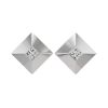 Paire de boucles d'oreilles Chopard Ice Cube en or blanc et diamants - 00pp thumbnail