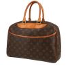 Bolso de mano Louis Vuitton  Deauville en lona Monogram marrón y cuero natural - 00pp thumbnail