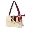 Gucci  Sylvie handbag  in ecru leather - 00pp thumbnail