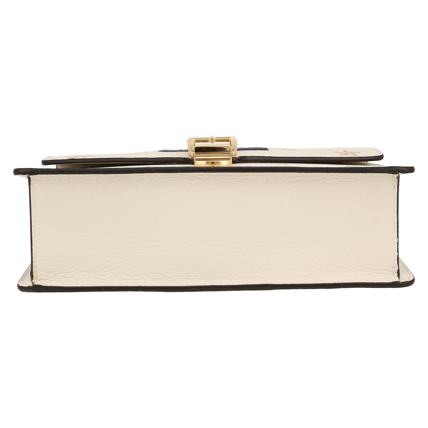 Borsa Gucci  Sylvie in pelle écru - Detail D1