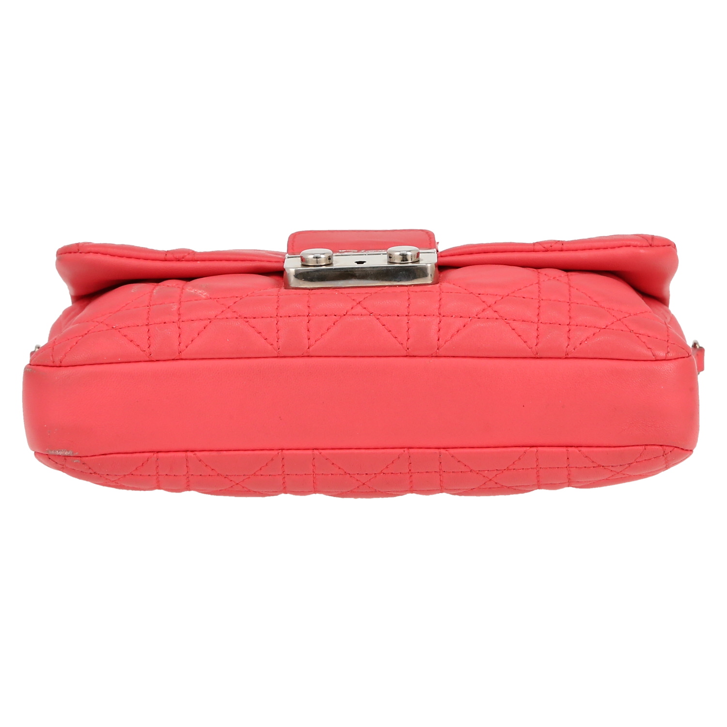 Dior  Promenade shoulder bag  in pink leather - Detail D1
