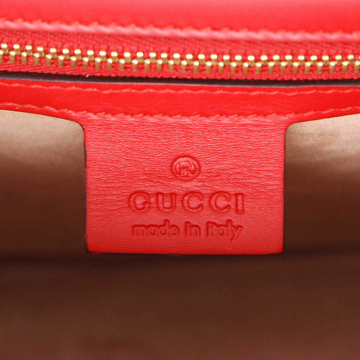 Bolso de mano Gucci  Sylvie en cuero rojo - Detail D2