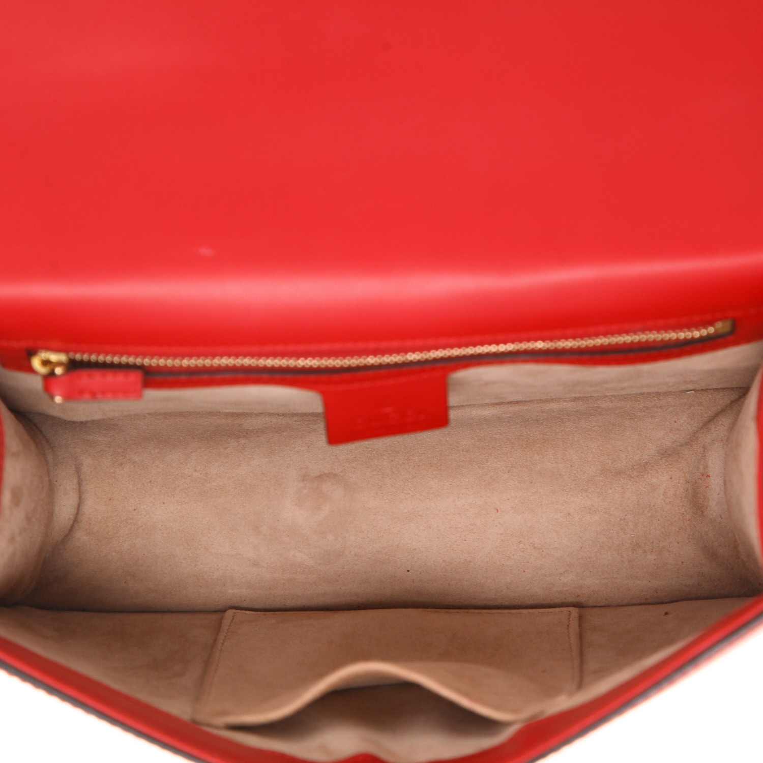 Borsa Gucci  Sylvie in pelle rossa - Detail D3