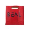 Gucci   shopping bag  in red and black leather - 360 thumbnail