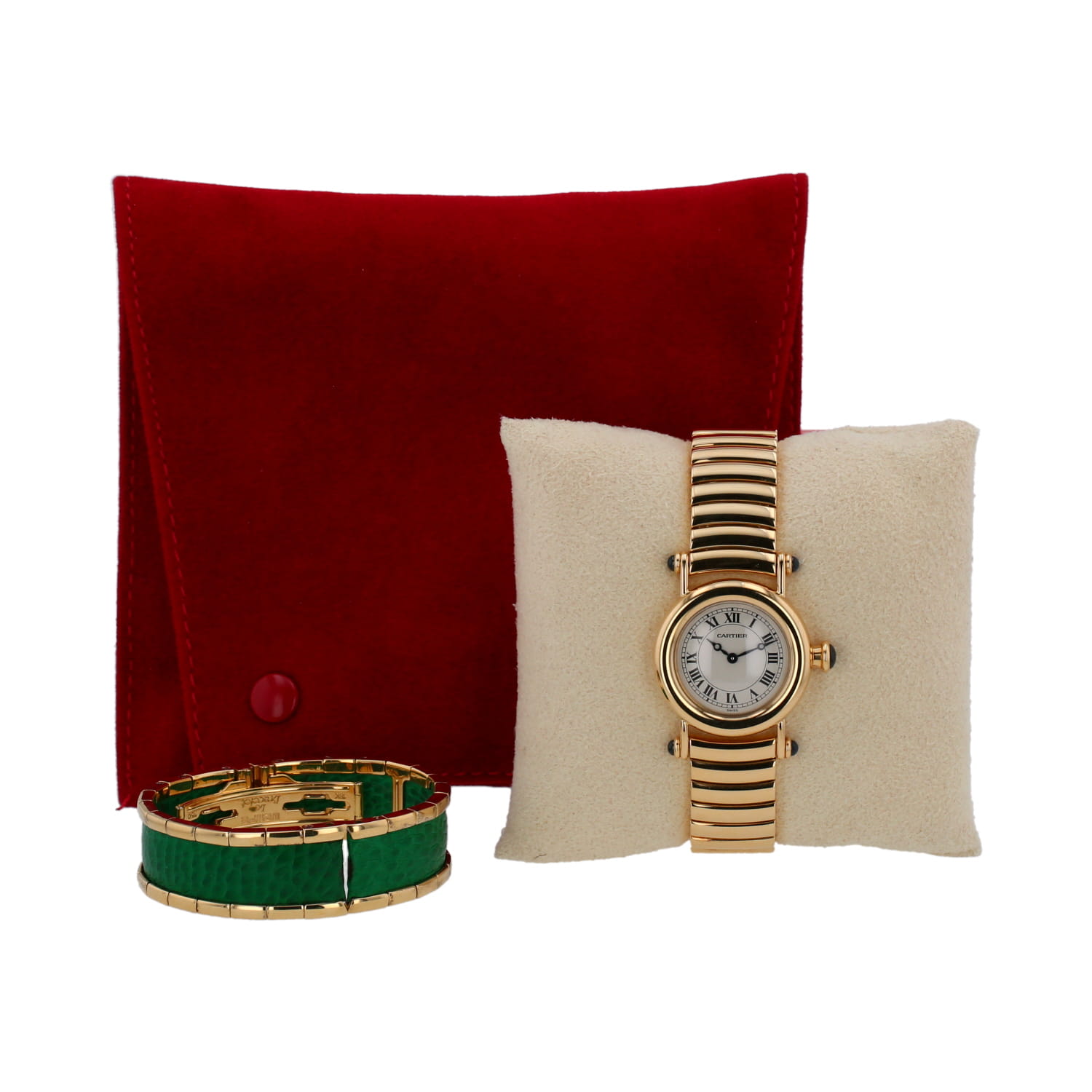 Montre Cartier Diabolo en or jaune Ref: Cartier - 14400  Vers 1990