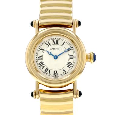 Montre Cartier Diabolo en or jaune Ref: Cartier - 14400  Vers 1990