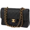 Chanel  Timeless Petit shoulder bag  in navy blue quilted grained leather - 00pp thumbnail